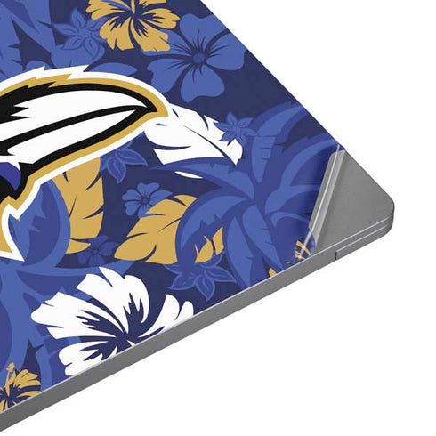 NFL Baltimore Ravens Tropical Print Universal Laptop 16in (13 x 9.4in) Skin