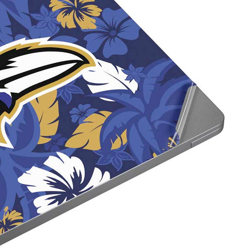 NFL Baltimore Ravens Tropical Print Universal Laptop 17in (13.8 x 10in) Skin