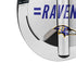 NFL Baltimore Ravens White Striped Bose Noise Cancelling Headphones 700 Skin