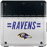 NFL Baltimore Ravens White Striped Cooler Master MasterBox Q300L Mini Tower Skin