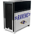 NFL Baltimore Ravens White Striped Corsair 4000D Tempered Glass Mid-Tower ATX Case Skin