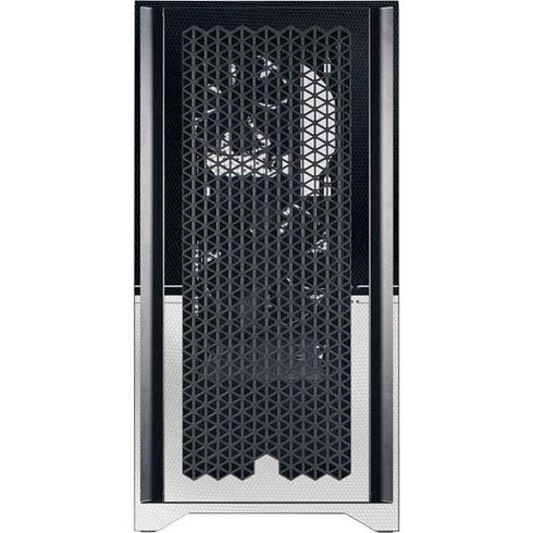 NFL Baltimore Ravens White Striped Corsair 4000D Tempered Glass Mid-Tower ATX Case Skin