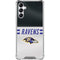 NFL Baltimore Ravens White Striped Galaxy A14 5G Clear Case