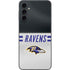 NFL Baltimore Ravens White Striped Galaxy A14 5G Skin