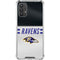 NFL Baltimore Ravens White Striped Galaxy A32 5G Clear Case