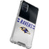 NFL Baltimore Ravens White Striped Galaxy A51 5G Clear Case