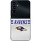 NFL Baltimore Ravens White Striped Galaxy A54 5G Skin