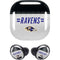 NFL Baltimore Ravens White Striped Galaxy Buds Pro Skin