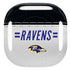NFL Baltimore Ravens White Striped Galaxy Buds Pro Skin