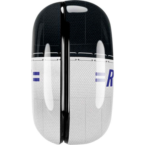 NFL Baltimore Ravens White Striped Galaxy Buds Pro Skin