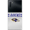 NFL Baltimore Ravens White Striped Galaxy Note 10 Plus Skin