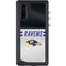 NFL Baltimore Ravens White Striped Galaxy Note 10 Waterproof Case