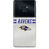 NFL Baltimore Ravens White Striped Galaxy Note 9 Skin
