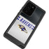 NFL Baltimore Ravens White Striped Galaxy Note20 Ultra 5G Waterproof Case