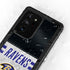NFL Baltimore Ravens White Striped Galaxy Note20 Ultra 5G Waterproof Case