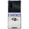 NFL Baltimore Ravens White Striped Galaxy S20 FE Clear Case