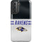 NFL Baltimore Ravens White Striped Galaxy S21 5G Pro Case