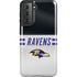 NFL Baltimore Ravens White Striped Galaxy S21 5G Pro Case