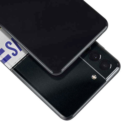 NFL Baltimore Ravens White Striped Galaxy S21 5G Skin