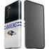 NFL Baltimore Ravens White Striped Galaxy S21 FE Pro Case