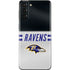 NFL Baltimore Ravens White Striped Galaxy S21 Plus 5G Skin