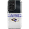 NFL Baltimore Ravens White Striped Galaxy S21 Ultra 5G Pro Case