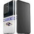 NFL Baltimore Ravens White Striped Galaxy S21 Ultra 5G Pro Case