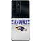 NFL Baltimore Ravens White Striped Galaxy S21 Ultra 5G Skin