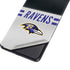 NFL Baltimore Ravens White Striped Galaxy S21 Ultra 5G Skin