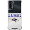 NFL Baltimore Ravens White Striped Galaxy S22 Clear Case