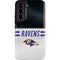 NFL Baltimore Ravens White Striped Galaxy S22 Pro Case