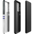 NFL Baltimore Ravens White Striped Galaxy S22 Pro Case
