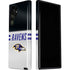 NFL Baltimore Ravens White Striped Galaxy S22 Ultra Pro Case