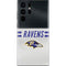 NFL Baltimore Ravens White Striped Galaxy S22 Ultra Skin