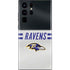 NFL Baltimore Ravens White Striped Galaxy S22 Ultra Skin