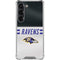 NFL Baltimore Ravens White Striped Galaxy S23 Clear Case