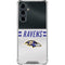NFL Baltimore Ravens White Striped Galaxy S23 FE Clear Case