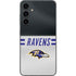 NFL Baltimore Ravens White Striped Galaxy S23 FE Skin