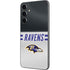 NFL Baltimore Ravens White Striped Galaxy S23 FE Skin