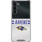 NFL Baltimore Ravens White Striped Galaxy S23 Plus Clear Case