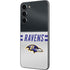 NFL Baltimore Ravens White Striped Galaxy S23 Plus Skin