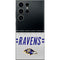 NFL Baltimore Ravens White Striped Galaxy S23 Ultra Skin