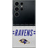 NFL Baltimore Ravens White Striped Galaxy S23 Ultra Skin