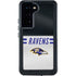NFL Baltimore Ravens White Striped Galaxy S23 Waterproof Case