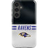 NFL Baltimore Ravens White Striped Galaxy S24 Impact Case