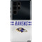 NFL Baltimore Ravens White Striped Galaxy S24 Ultra Impact Case