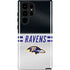 NFL Baltimore Ravens White Striped Galaxy S24 Ultra Impact Case