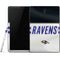 NFL Baltimore Ravens White Striped Samsung Galaxy Tab Skin