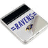 NFL Baltimore Ravens White Striped Galaxy Z Flip3 5G Skin