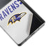 NFL Baltimore Ravens White Striped Galaxy Z Fold2 5G Skin